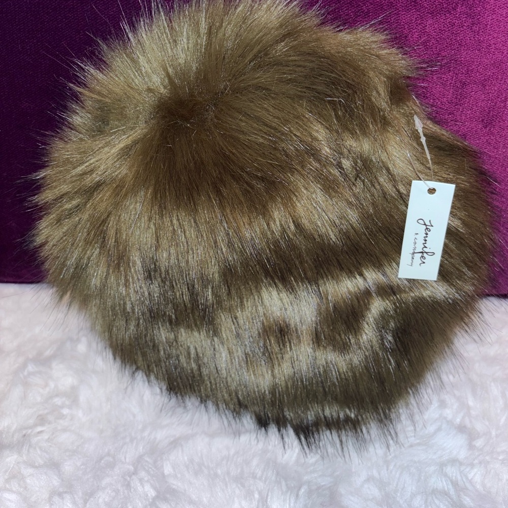 HOT Green Faux Fur Pom Pom Purse